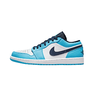 NIKE - Air Jordan 1 Low GS "UNC" -NOVO-
