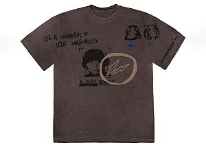 TRAVIS SCOTT x FRAGMENT DESING - Camiseta Hiroshi "Marrom" -NOVO-