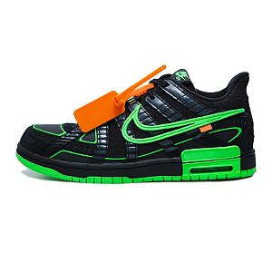 NIKE x OFF-WHITE - Air Rubber Dunk "Green Strike" (34,5 BR / 4 US) -NOVO-