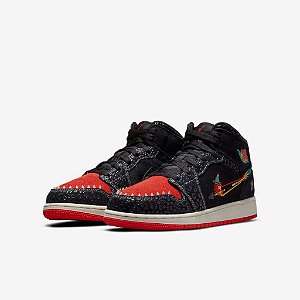 NIKE - Air Jordan 1 Mid GS "Siempre Familia" -NOVO-