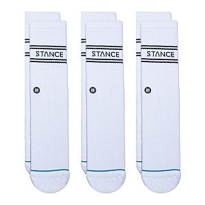 STANCE - Meia Crew Pack 3 "Branco" -NOVO-