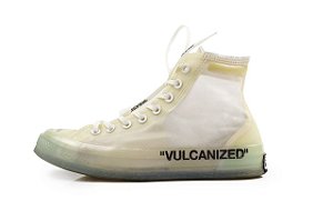 CONVERSE x OFF-WHITE - Chuck Taylor All-Star Vulcanized Hi "Clear" -USADO-