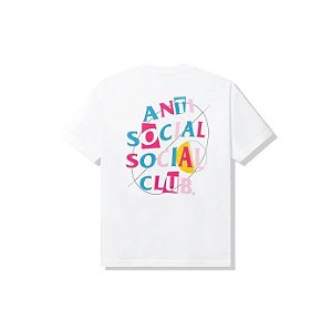 ANTI SOCIAL SOCIAL CLUB - Camiseta Mood Bored "Branco" -NOVO-