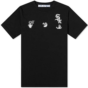 OFF-WHITE x MLB - Camiseta Chicago White Sox "Preto" -NOVO-
