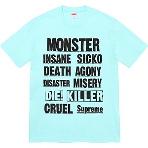 SUPREME - Camiseta Monster "Turquesa" -NOVO-