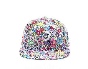 NEW ERA x TAKASHI MURAKAMI - Boné Flower Allover Print 59Fifty Fitted "Multi" -NOVO-