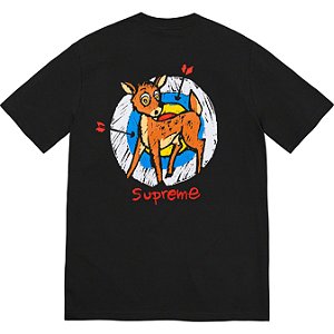 SUPREME - Camiseta Deer "Preto" -NOVO-