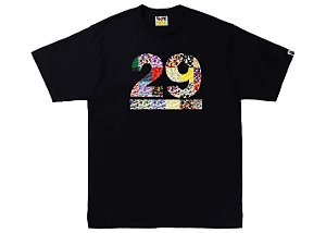 BAPE - Camiseta A Bathing Ape 29Th Anniversary "Preto" -NOVO-