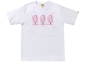 BAPE - Camiseta Ape Head Sakura "Branco" -NOVO-