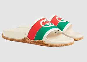 GUCCI - Slide Interlock G "Orange" -USADO-