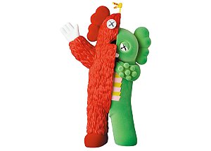 KAWS - Boneco Kachamukku "Vermelho/Verde" -NOVO-