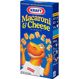 SUPREME x KRAFT - Caixa de Macaroni & Cheese 156g -NOVO-