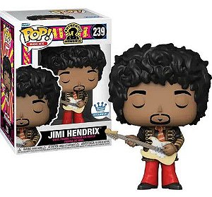 FUNKO POP! - Boneco Authentic Hendrix: Jimi Hendrix #239 -NOVO-