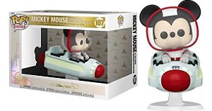 FUNKO POP! - Boneco Disney: Mickey Mouse At The Space Mountain Attraction #107 -NOVO-