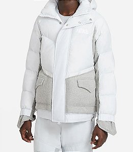 NIKE x SACAI - Jaqueta Parka NRG "Pure Platinum" -NOVO-