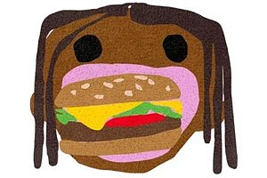 TRAVIS SCOTT - Tapete j Burguer Mouth "Multi" -NOVO-