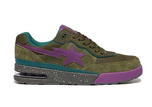 BAPE - Bape Road Sta "Dark Green Suede" -NOVO-