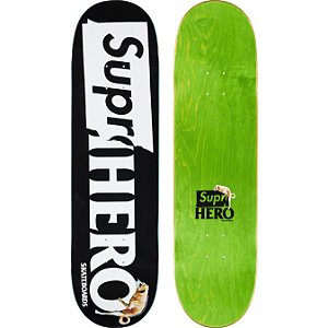 SUPREME x ANTIHERO - Shape de Skate Dog "Preto/Verde" -NOVO-