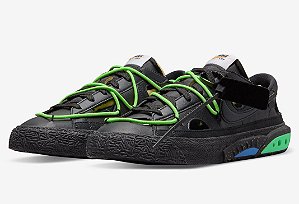 NIKE x OFF-WHITE - Blazer Low 77 "Electro Green" (40,5 BR / 9 US) -NOVO