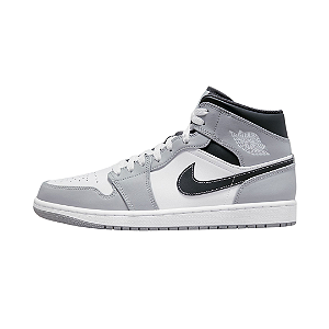 NIKE - Air Jordan 1 Mid  "Light Smoke Grey Anthracite" -NOVO-
