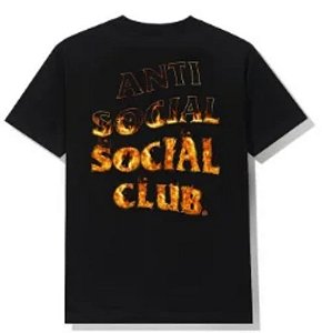 ANTI SOCIAL SOCIAL CLUB - Camiseta A Fire Inside "Preto" -NOVO-