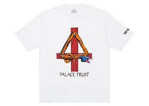 PALACE - Camiseta Trust Palace "Branco" -NOVO-