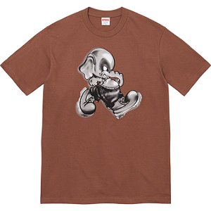 SUPREME - Camiseta Elephant "Marrom" -NOVO-