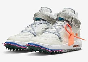 NIKE x OFF-WHITE - Air Force 1 Mid SP "White" (40,5 BR/ 9 US) -NOVO-
