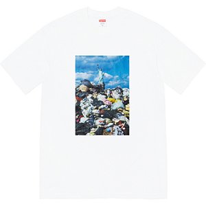 SUPREME - Camiseta Trash "Branco" -NOVO-
