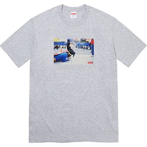 SUPREME - Camiseta Great White Way "Cinza" -NOVO-