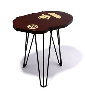 BAPE - Mesa de Apoio "Marrom" -NOVO-