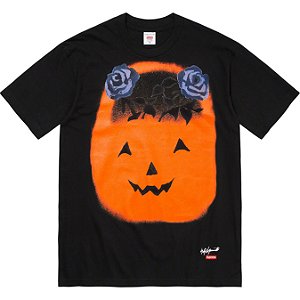 SUPREME x YOHJI YAMAMOTO - Camiseta Pumpkin "Preto" -NOVO-