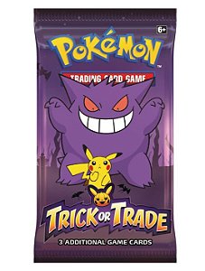 POKÉMON TCG - Card Trick or Trade Halloween Booster Bundle Pack C/3 -NOVO-