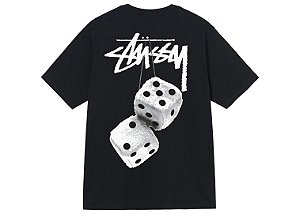 STUSSY - Camiseta Fuzzy Dice "Preto" -NOVO-