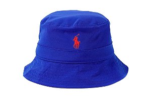 POLO RALPH LAUREN - Chapéu Bucket "Azul" -NOVO-