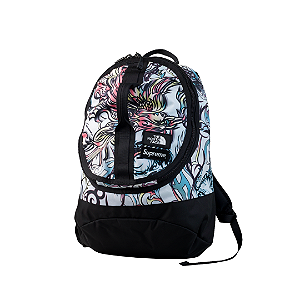 SUPREME X THE NORTH FACE - Mochila Steep Tech "Muticolor Dragon" -USADO-