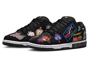 NIKE x NECKFACE - SB Dunk Low Pro QS "Black" -NOVO-