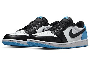 NIKE - Air Jordan 1 Low OG "Powder Blue/ Black Dark" (34,5 BR/ 4 US) -NOVO-