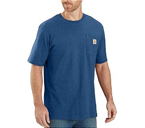 CARHARTT - Camiseta Pocket Loose Fit "Lakeshore Heather" -NOVO-