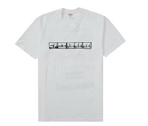 SUPREME - Camiseta Mildford Graves "Branco" -NOVO-