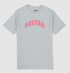 PLEASURES - Camiseta Surprise "Cinza/Rosa" -NOVO-