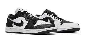 NIKE - Air Jordan 1 Low SE "Homage Split White Black" (39,5 BR / 9,5 US) -NOVO-