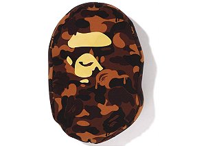 BAPE - Almofada Valentine Chocolate Ape Head "Camo Marrom" -NOVO-