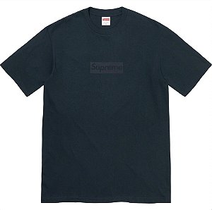 SUPREME - Camiseta Tonal Box Logo "Marinho" -NOVO-