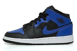 NIKE - Air Jordan 1 Mid GS "Hyper Royal"  (37,5 BR / 6,5 US) -NOVO-