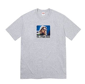 SUPREME - Camiseta Kurt Cobain "Cinza" -NOVO-