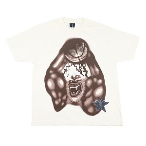 TRAVIS SCOTT x ALL-STAR WEEKEND - Camiseta Cactus Jack Utah Yeti "Creme" -NOVO-