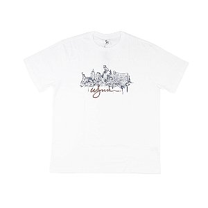 OVO - Camiseta Wynn Skyline Graphic "Branco" -NOVO-