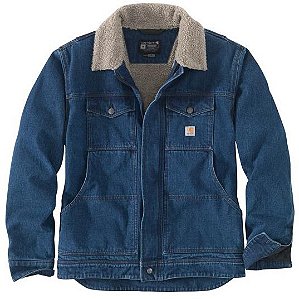 CARHARTT - Jaqueta Sherpa-Lined Relaxed Fit "Azul" -NOVO-