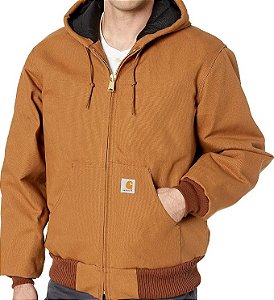 CARHARTT - Jaqueta Loose Fit Washed Duck Insulated Active "Marrom" -NOVO-
